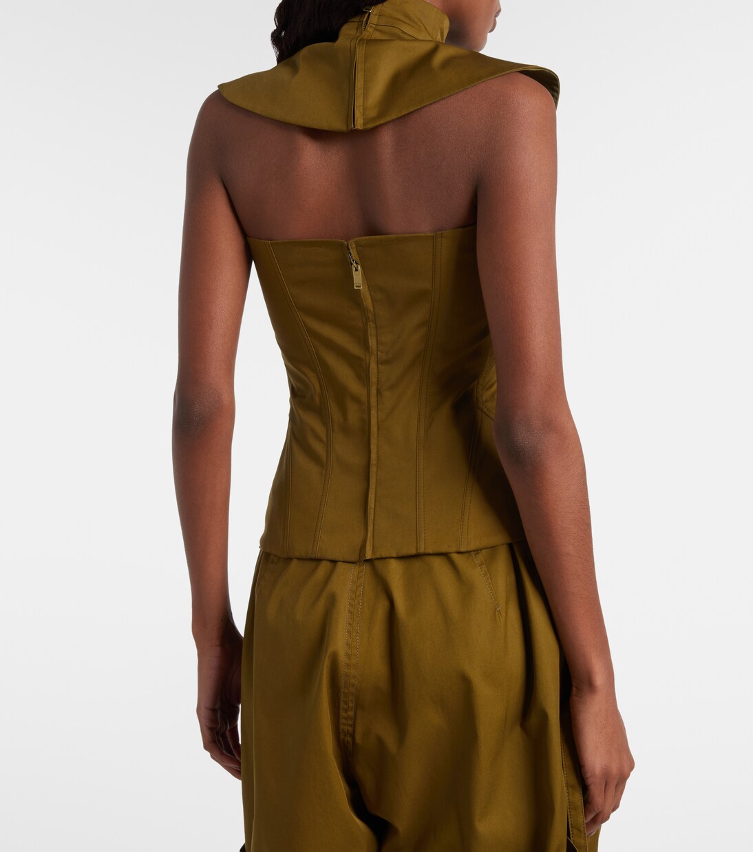 Top corset en coton | McQueen