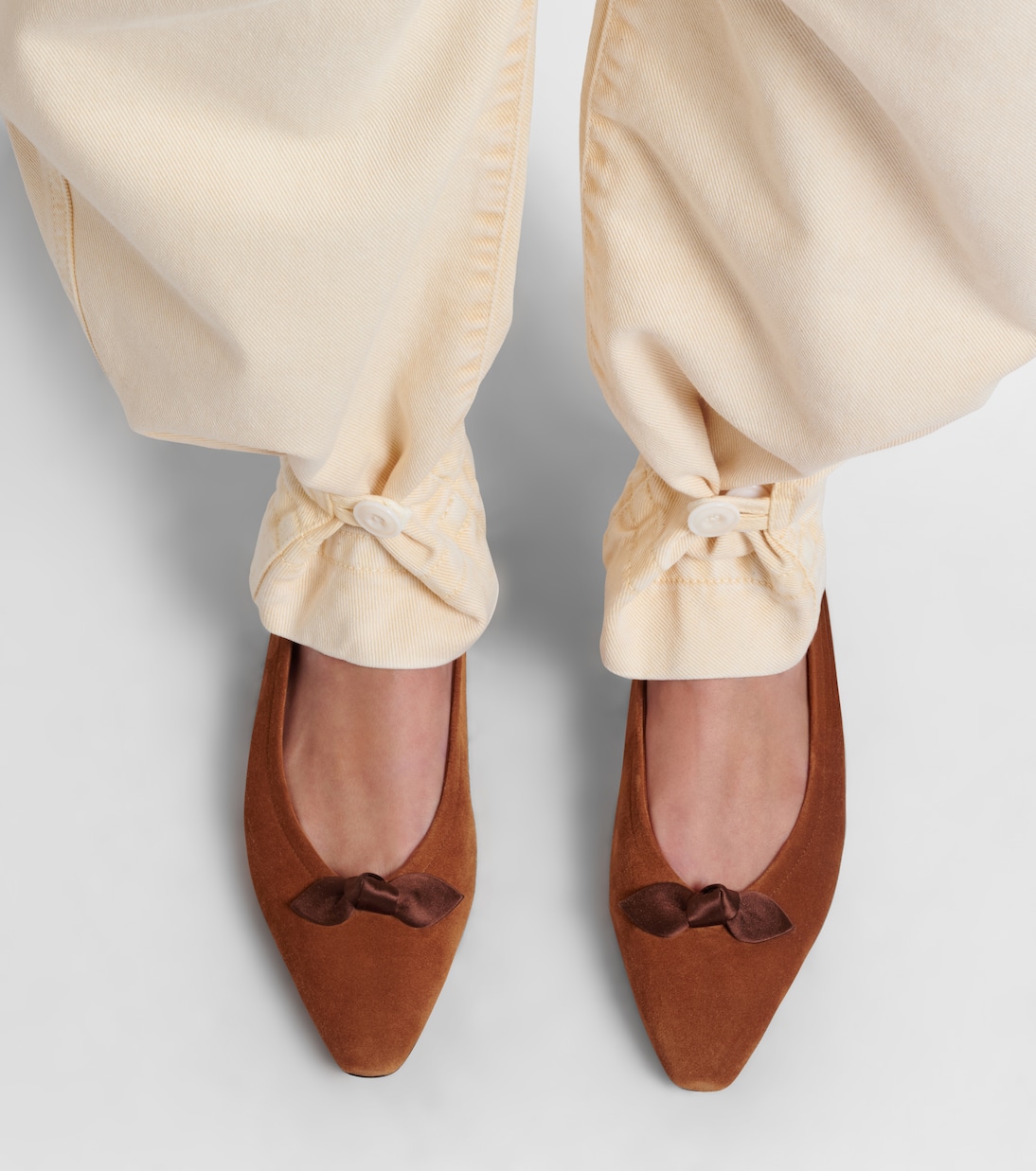 Primula suede ballet flats | Loro Piana