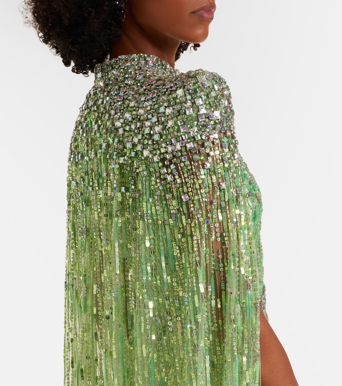 Opera embellished caped gown | Jenny Packham
