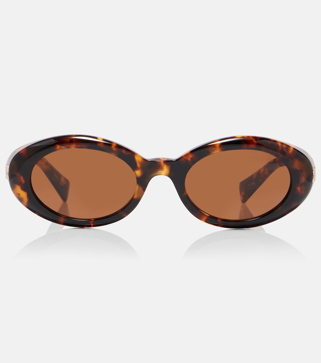 Logo oval sunglasses | Miu Miu