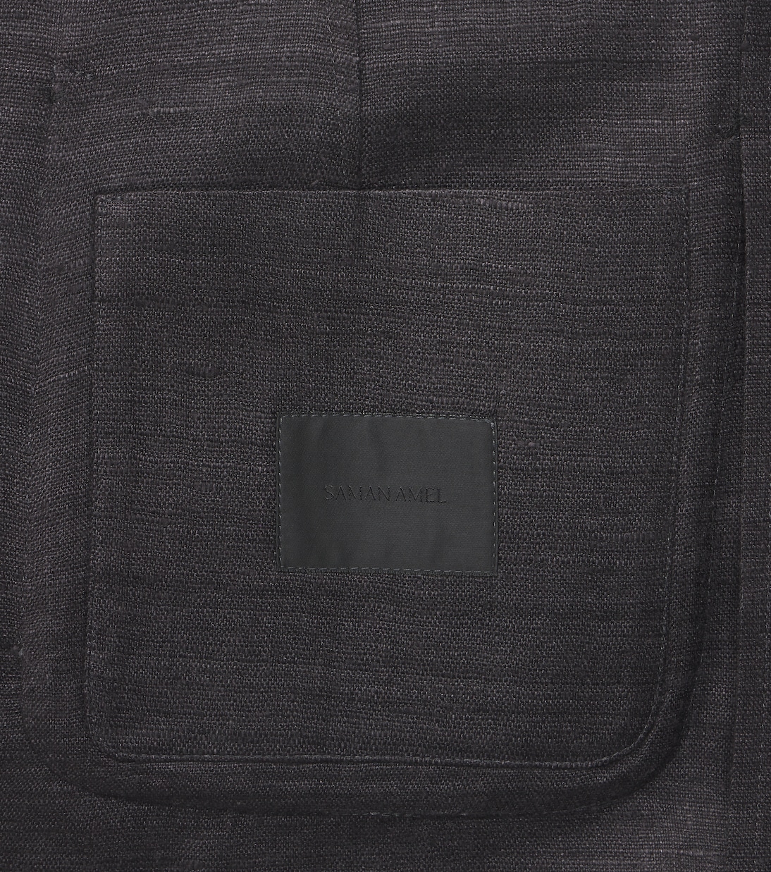 Nehru silk jacket | Saman Amel