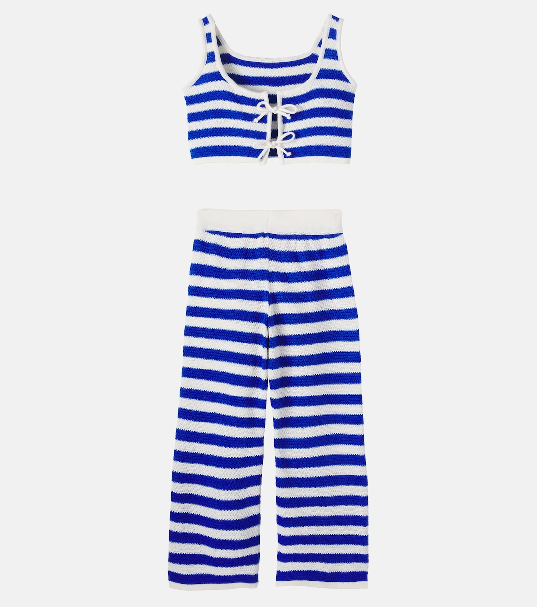 Set aus Top und Hose aus Häkelstrick | Pepita&Me