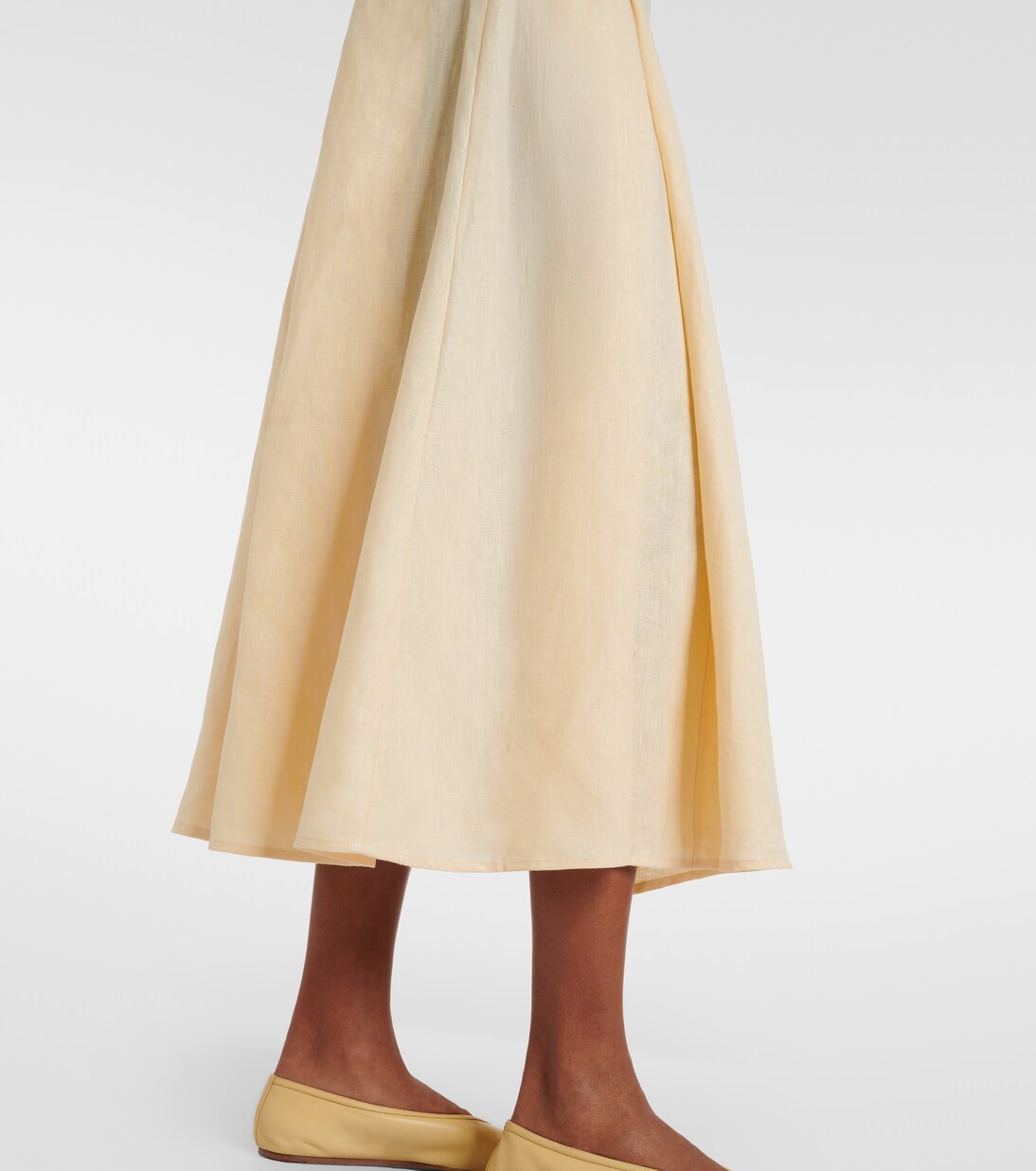 Vestido midi Esme de lino | Faithfull