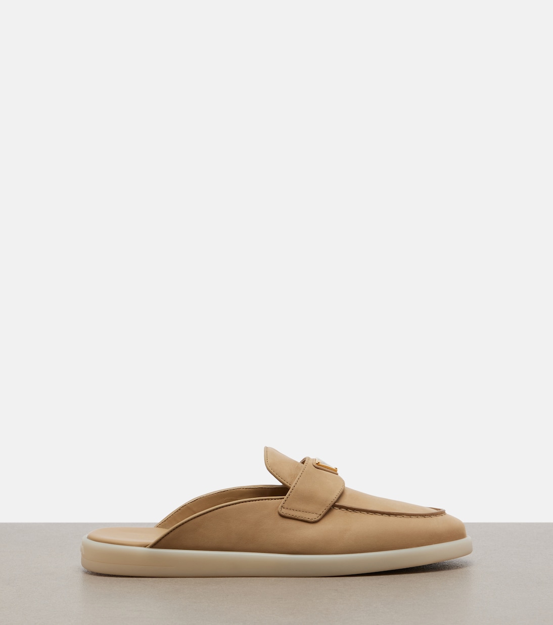 Slippers aus Veloursleder | Prada