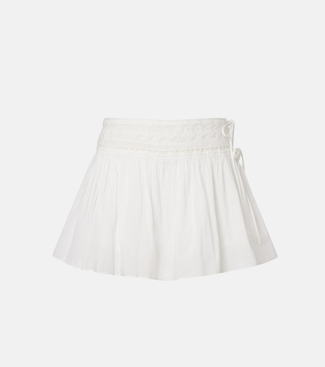 Danielle lace-trimmed cotton skort | Posse