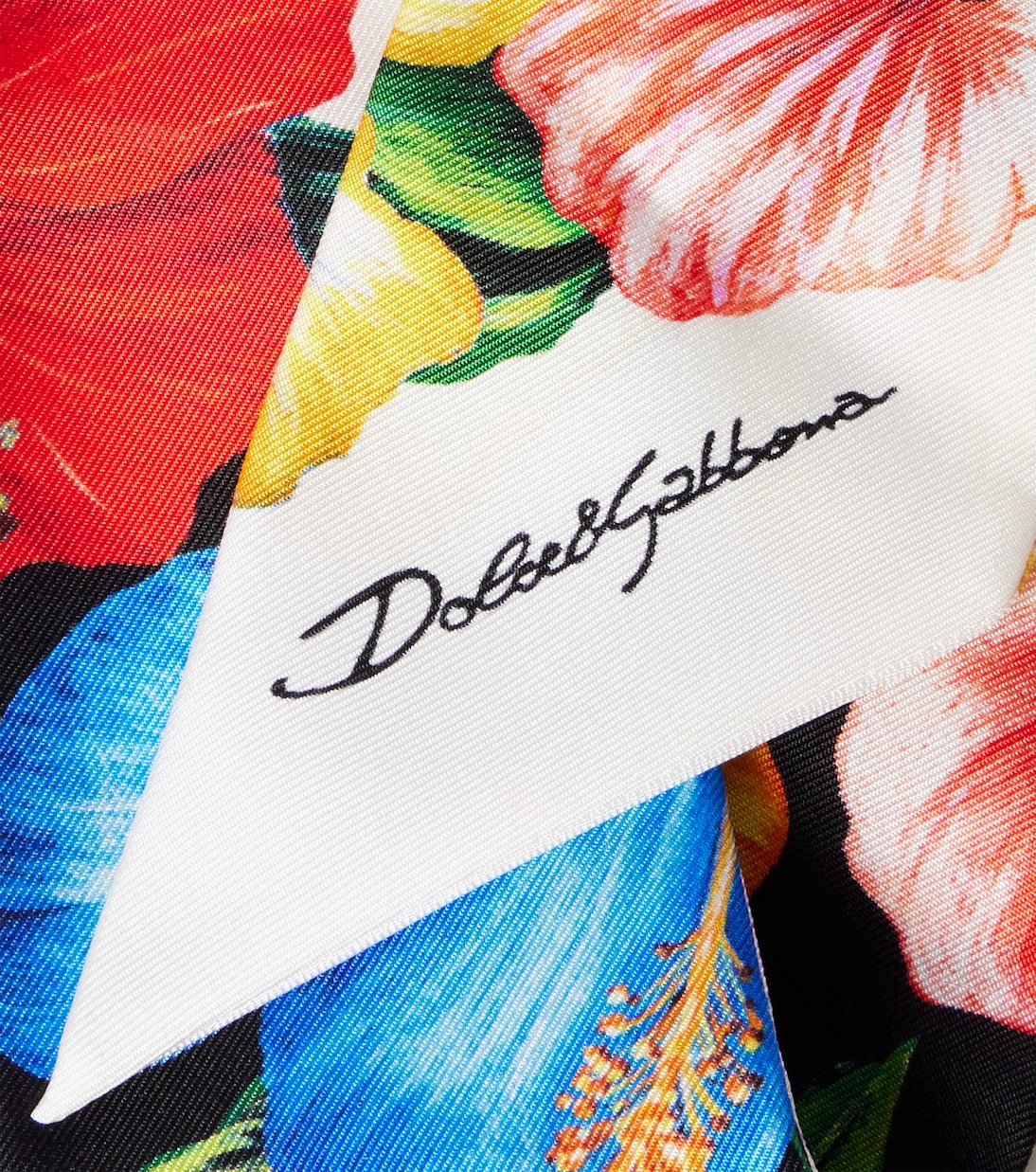 花卉真丝斜纹布围巾 | Dolce&Gabbana