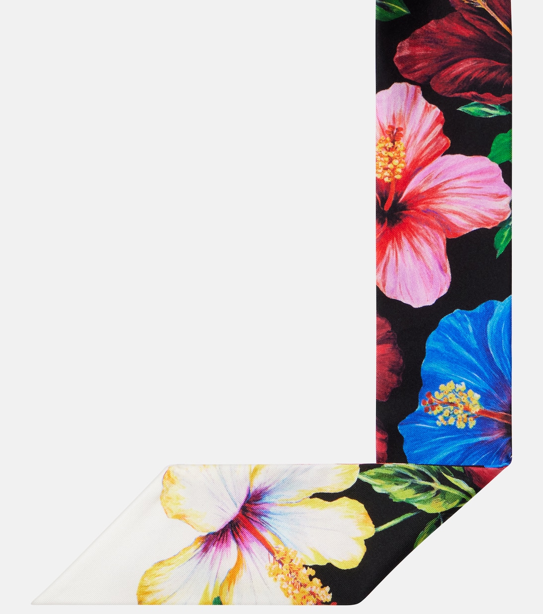 花卉真丝斜纹布围巾 | Dolce&Gabbana