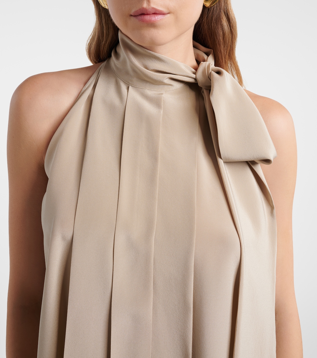 Top aus Crêpe de Chine aus Seide | Max Mara