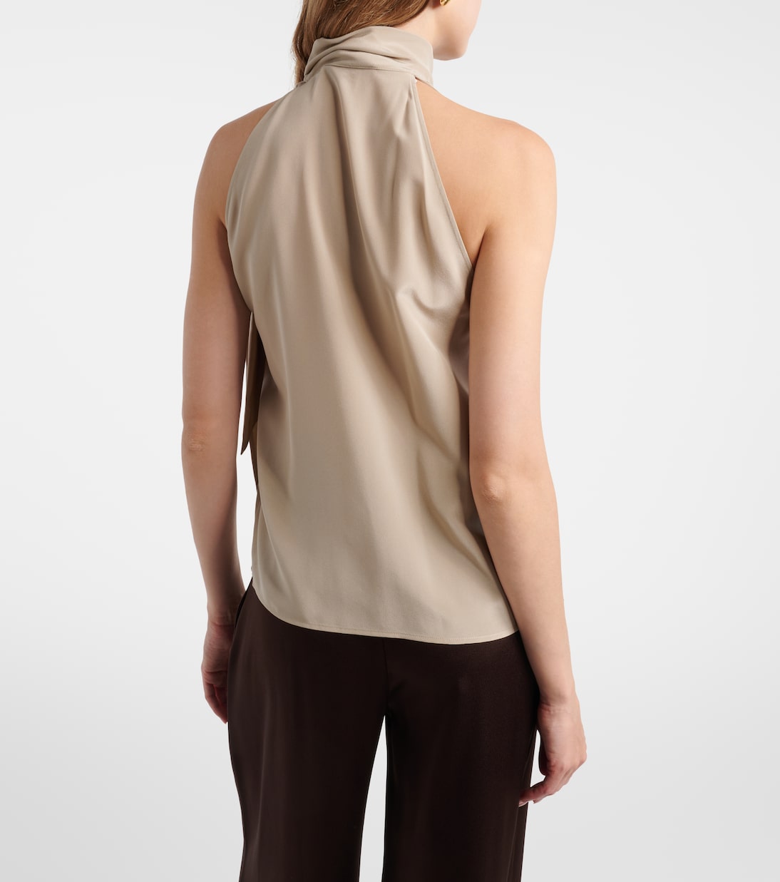 Top aus Crêpe de Chine aus Seide | Max Mara