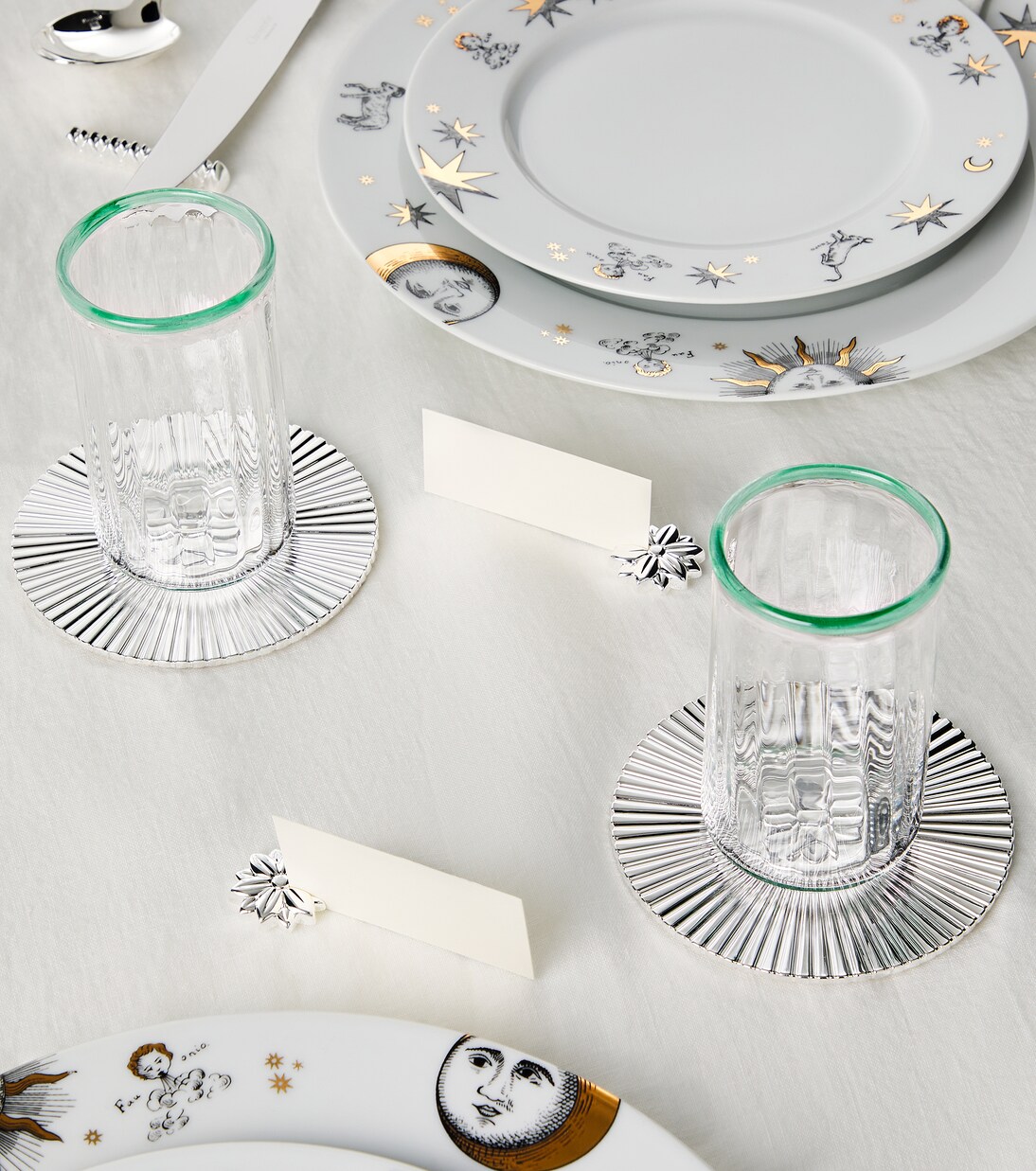 Set Malmaison aus zwei Untersetzern  | Christofle