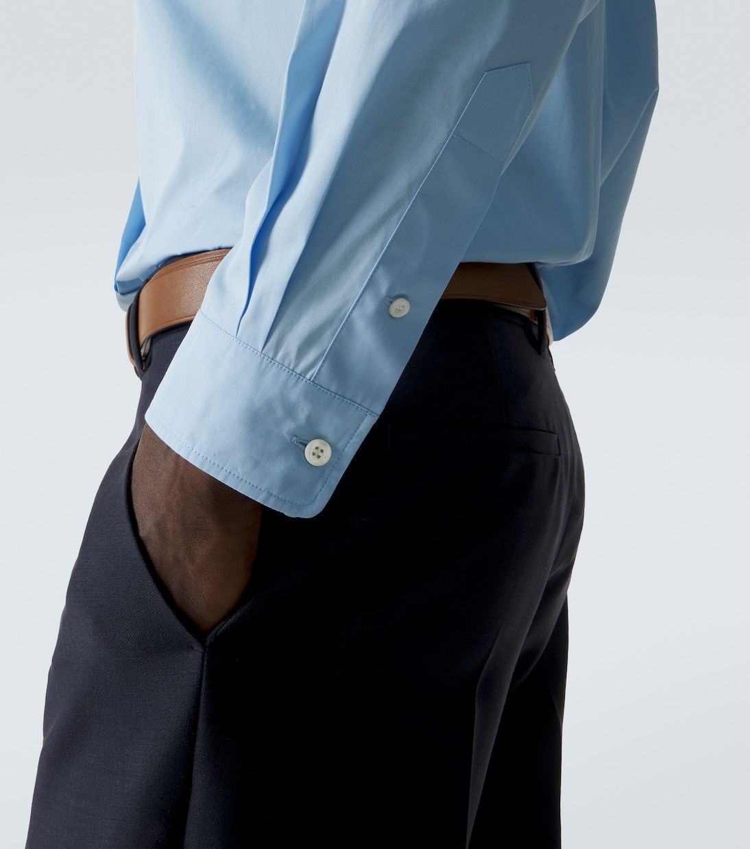 Cotton poplin shirt | Miu Miu