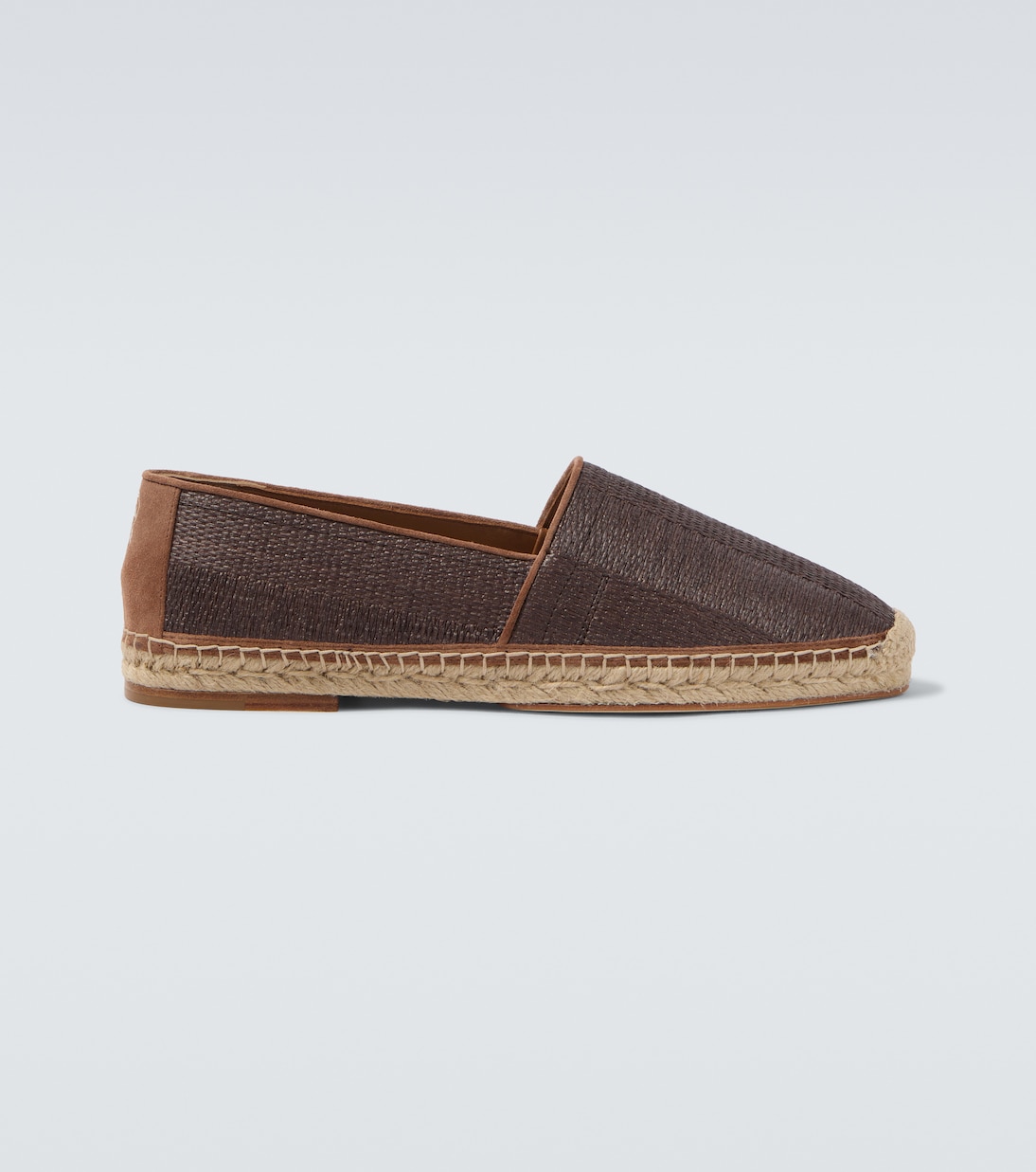 Leather-trimmed espadrilles | Brunello Cucinelli