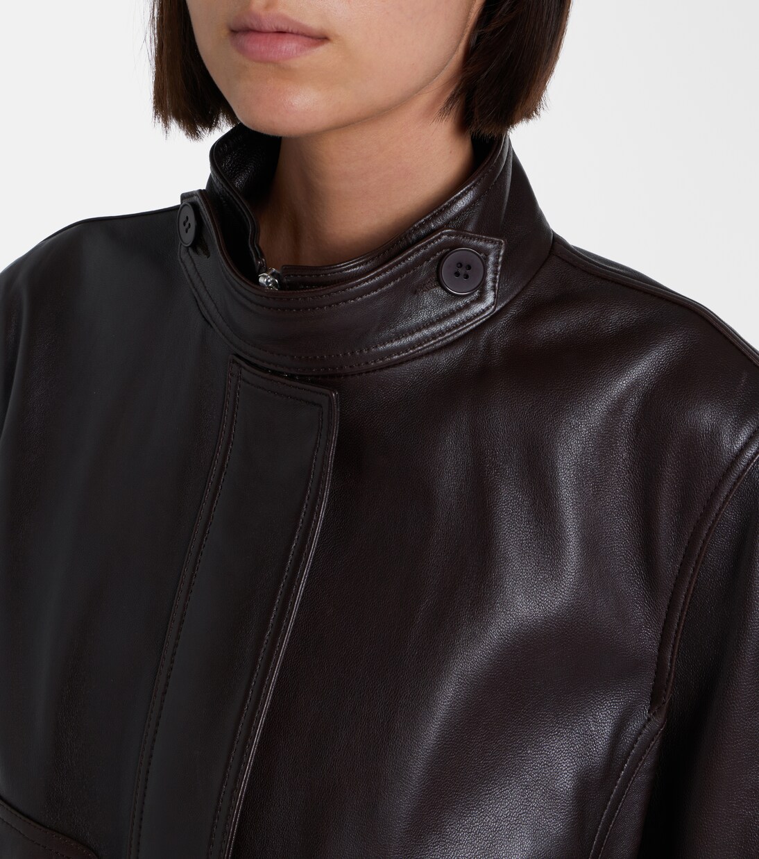 Rios leather jacket | Nour Hammour
