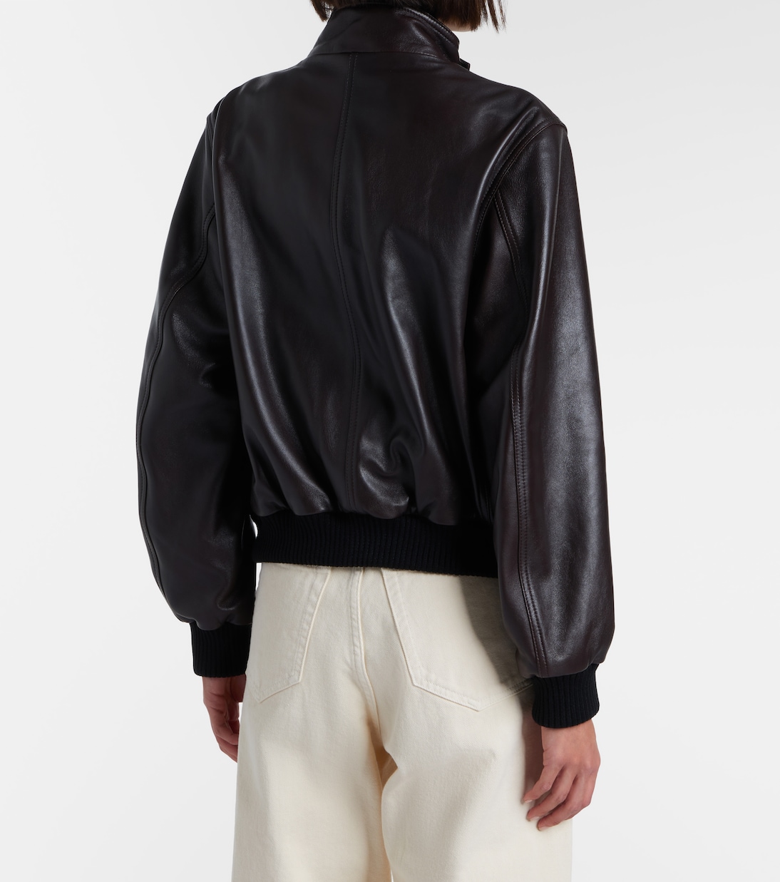 Rios leather jacket | Nour Hammour