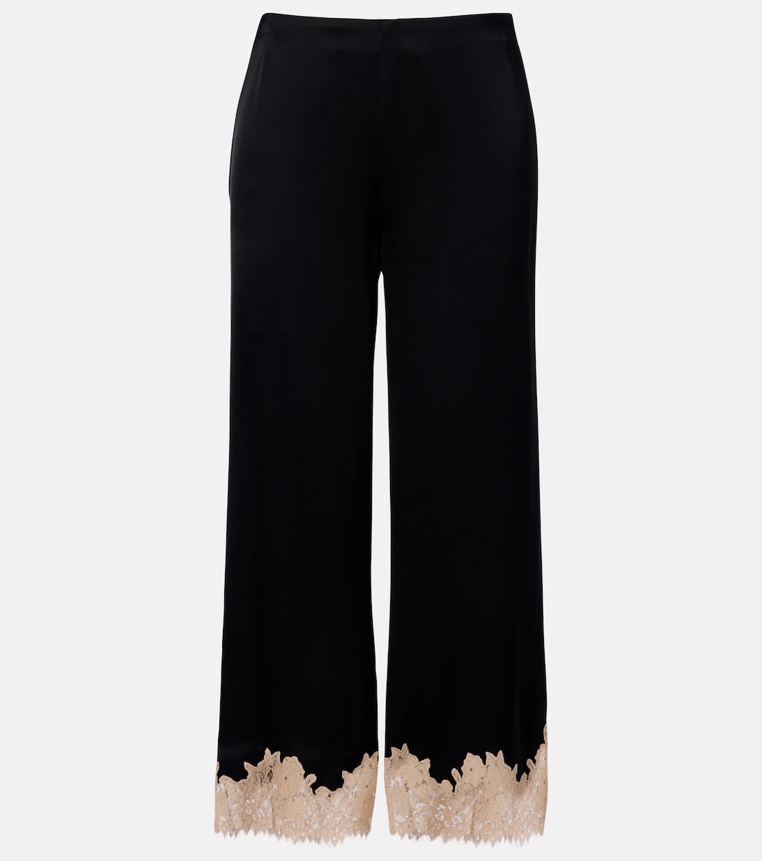 Marcela lace-trimmed wide-leg pants | Rixo