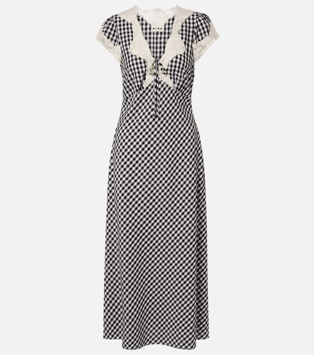 Midikleid Amari mit Spitze | Rixo