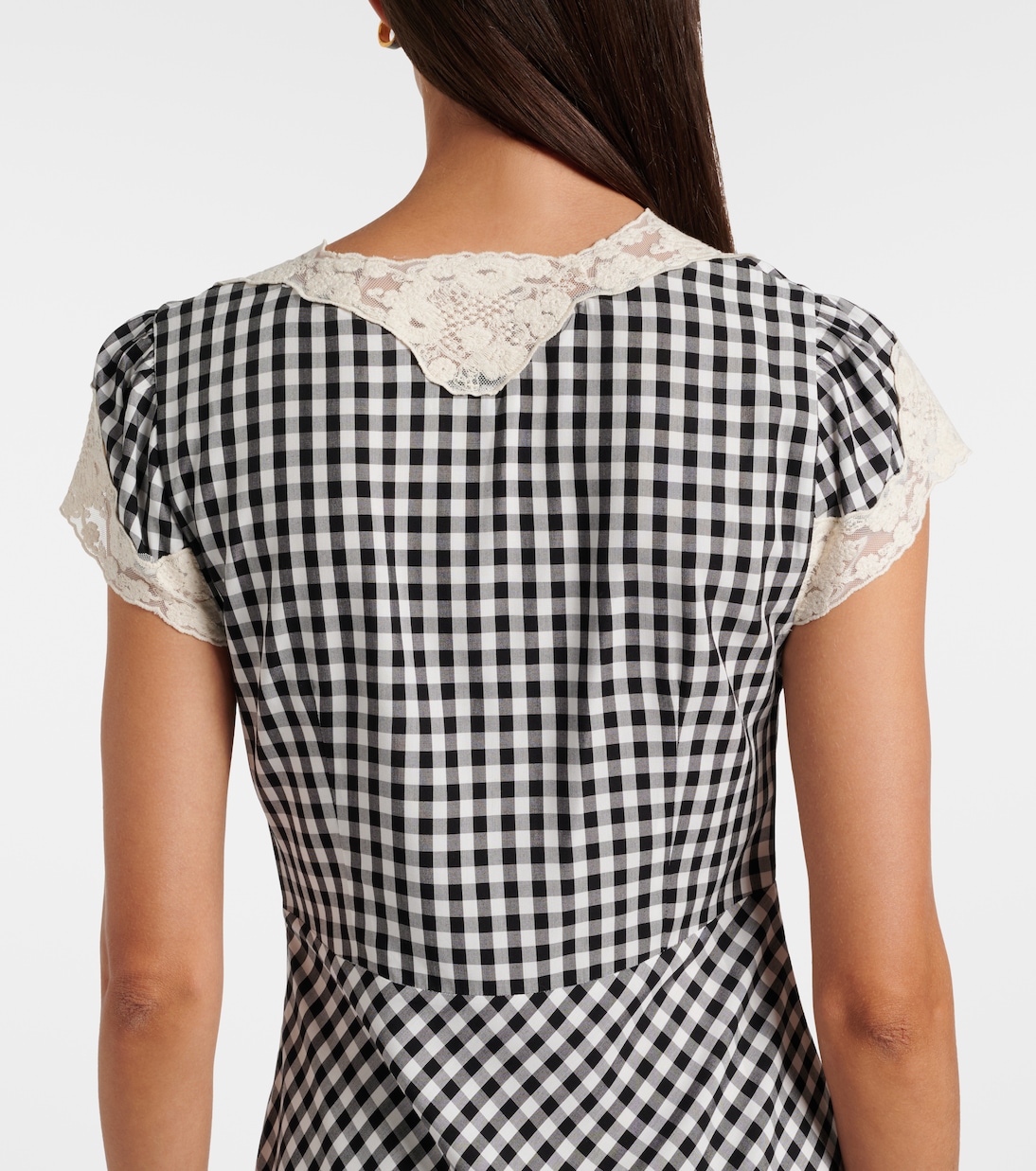 Midikleid Amari mit Spitze | Rixo