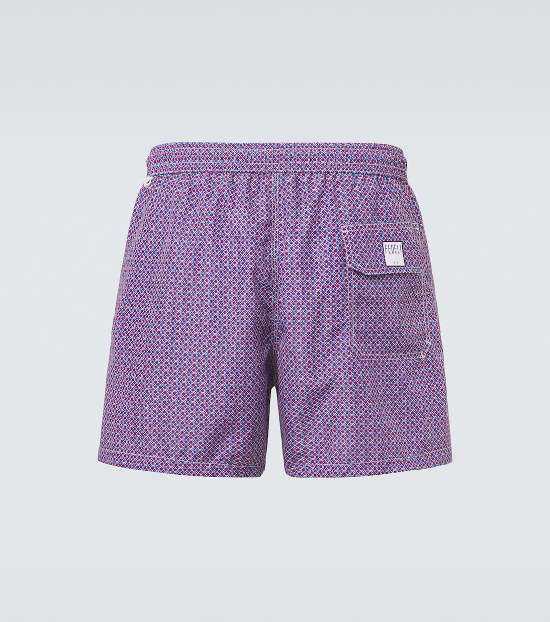 Madeira printed swim trunks | Fedeli