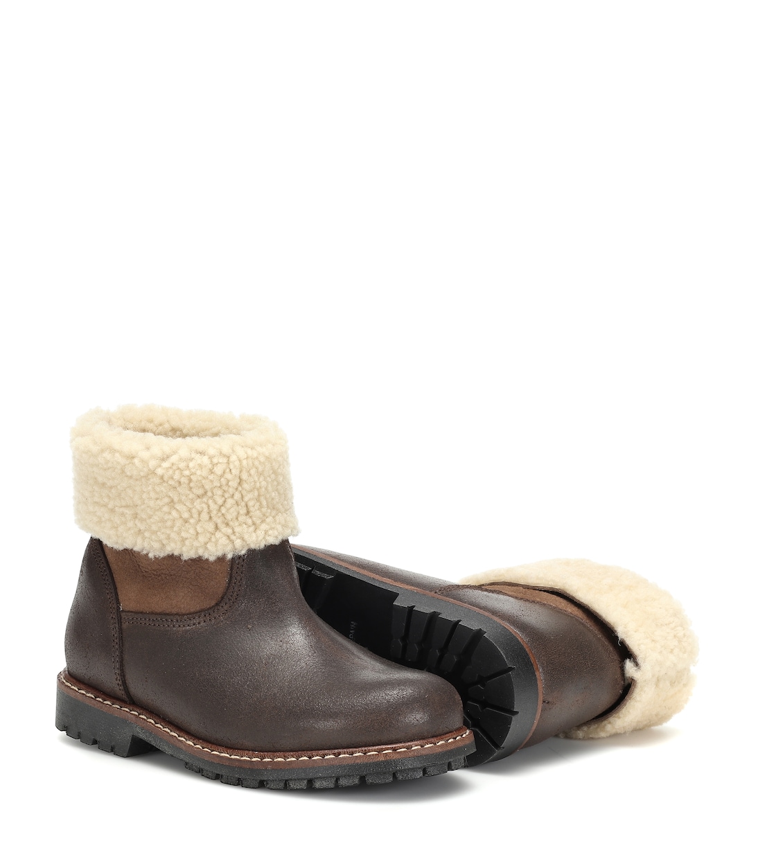 Efromain leather ankle boots | Bonpoint