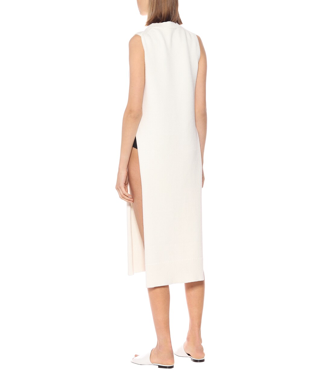 Cotton-blend midi dress | CO