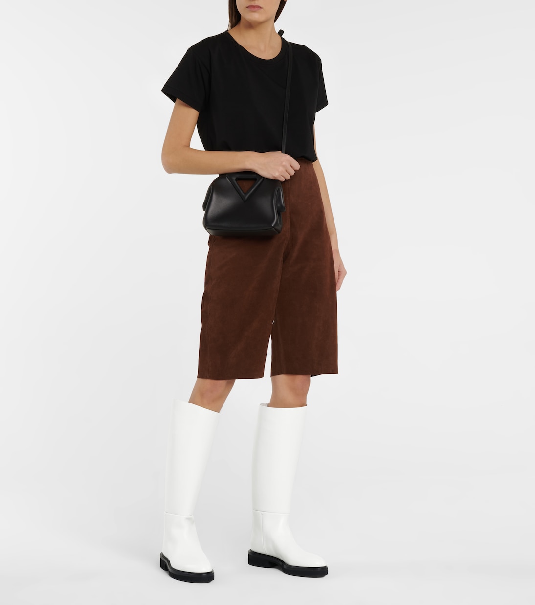 Derby leather knee-high boots | Khaite