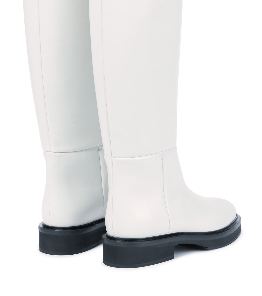 Derby leather knee-high boots | Khaite