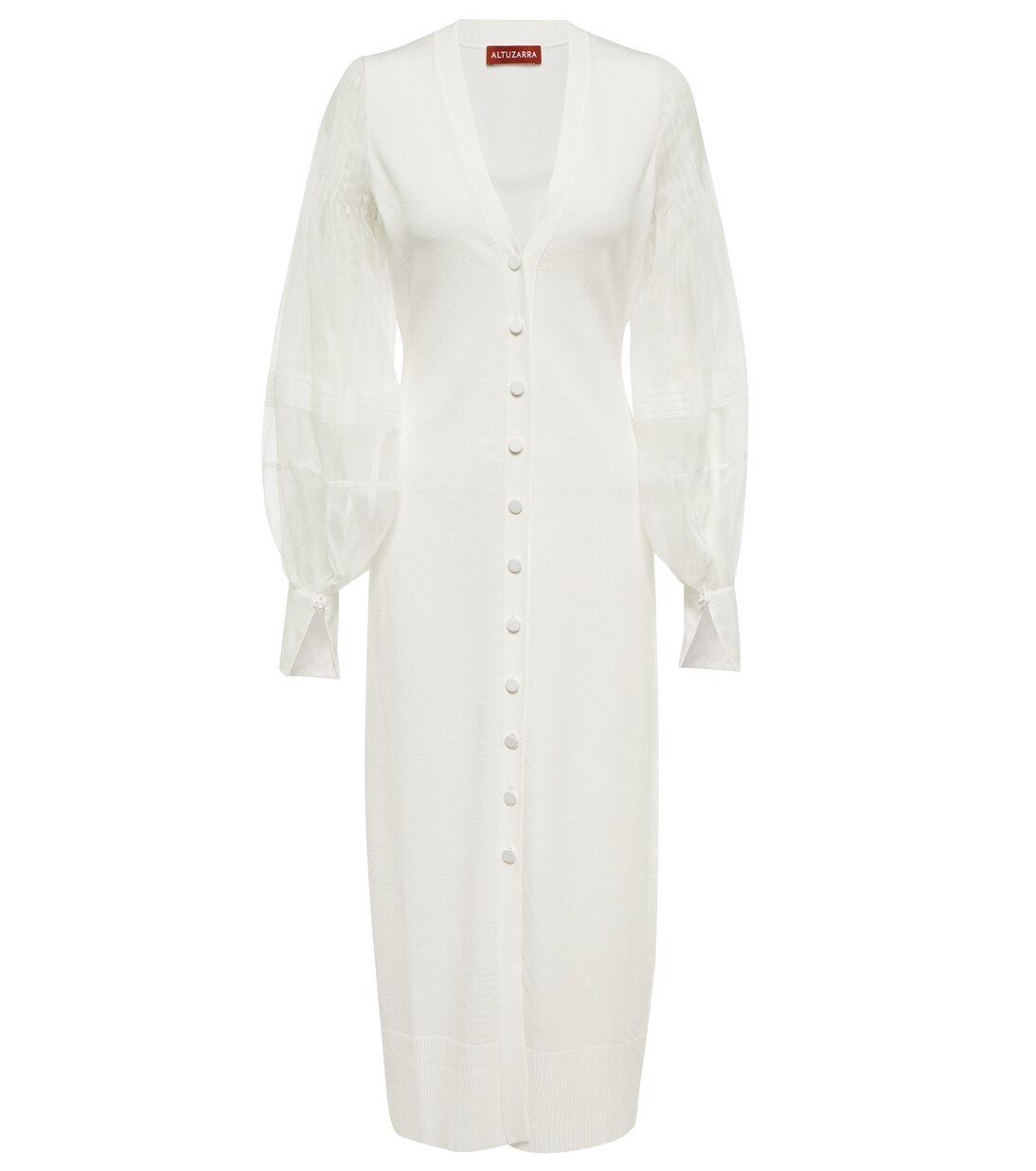 Robe midi Harmonia en soie | Altuzarra