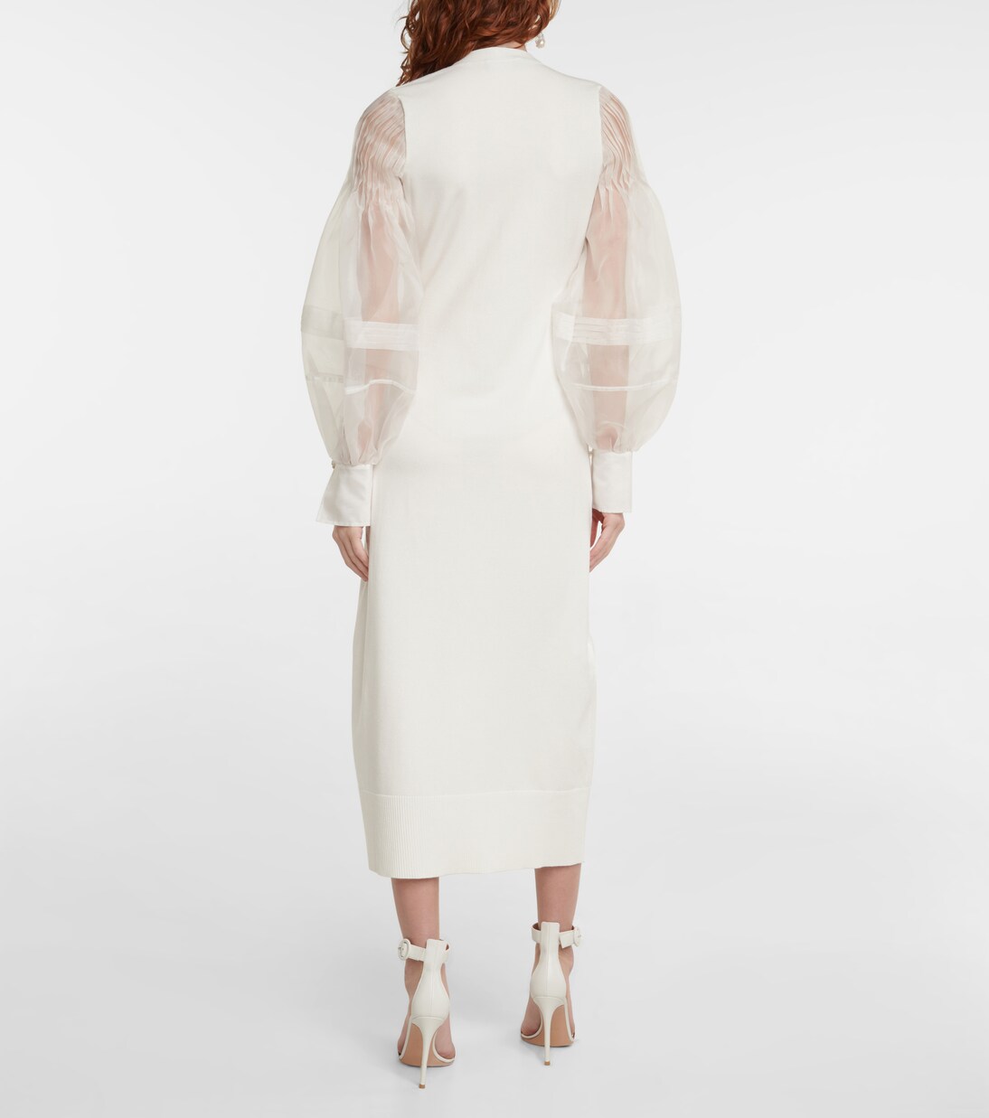 Robe midi Harmonia en soie | Altuzarra
