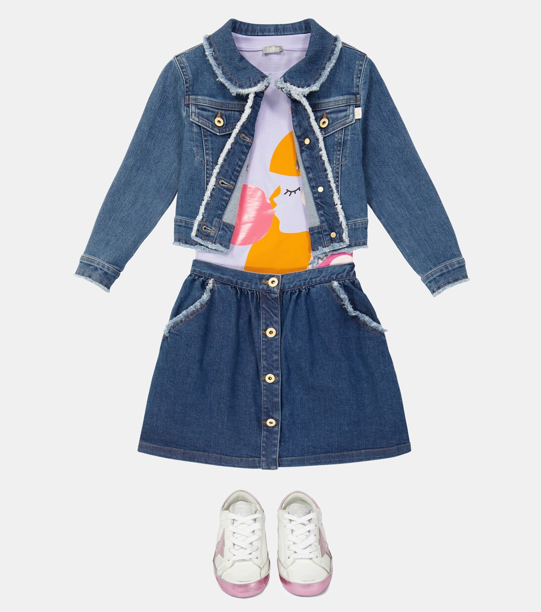 Printed cotton T-shirt | Il Gufo