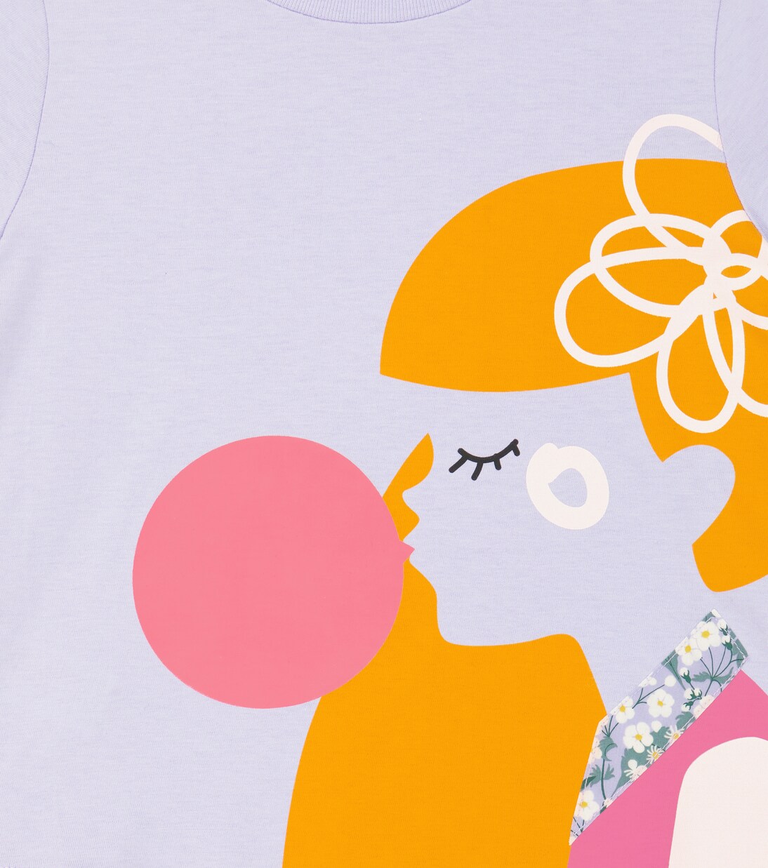 Printed cotton T-shirt | Il Gufo