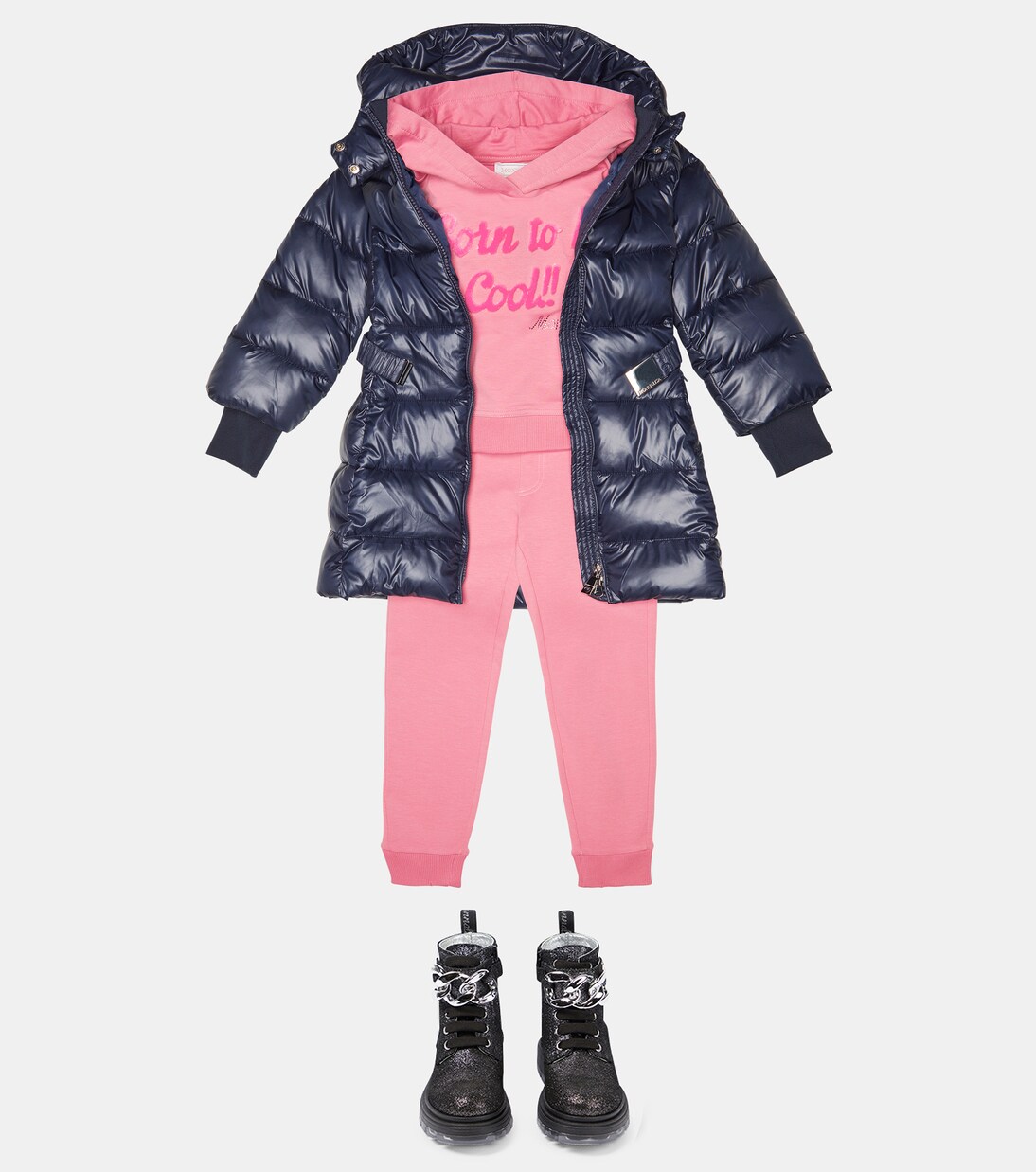 Cotton-blend fleece sweatpants | Monnalisa