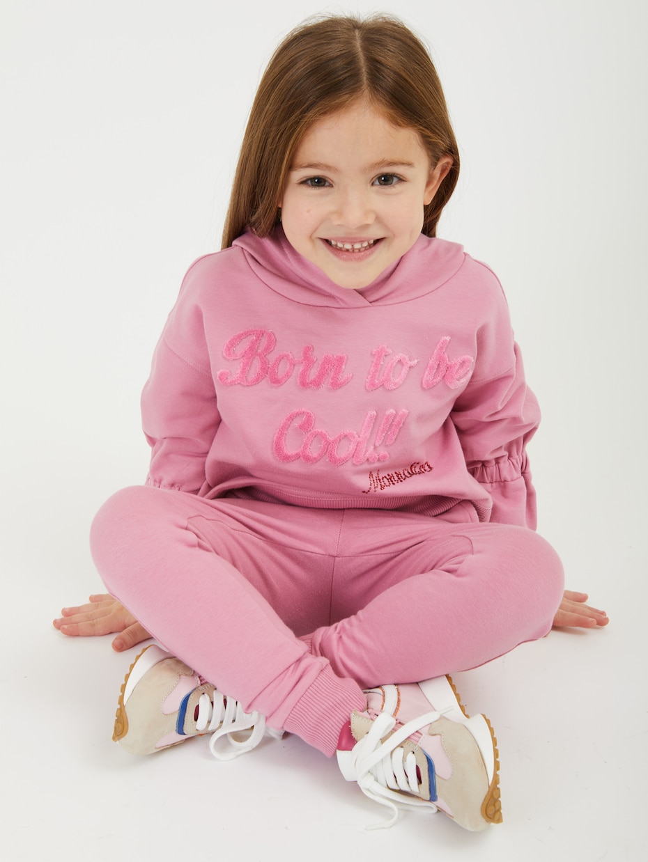 Cotton-blend fleece sweatpants | Monnalisa