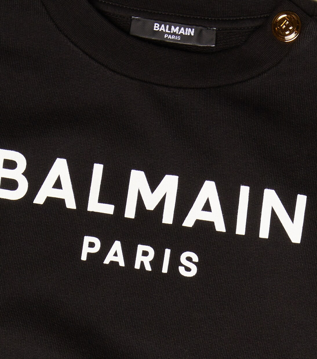 Sweat-shirt en coton à logo | Balmain Kids