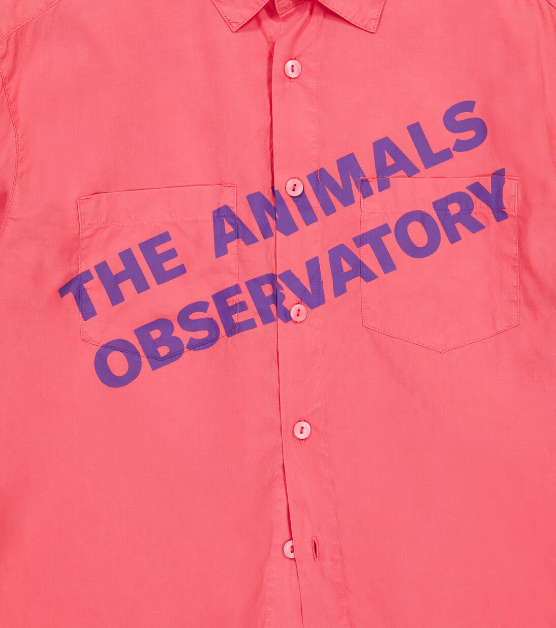 Wolf logo printed shirt | The Animals Observatory