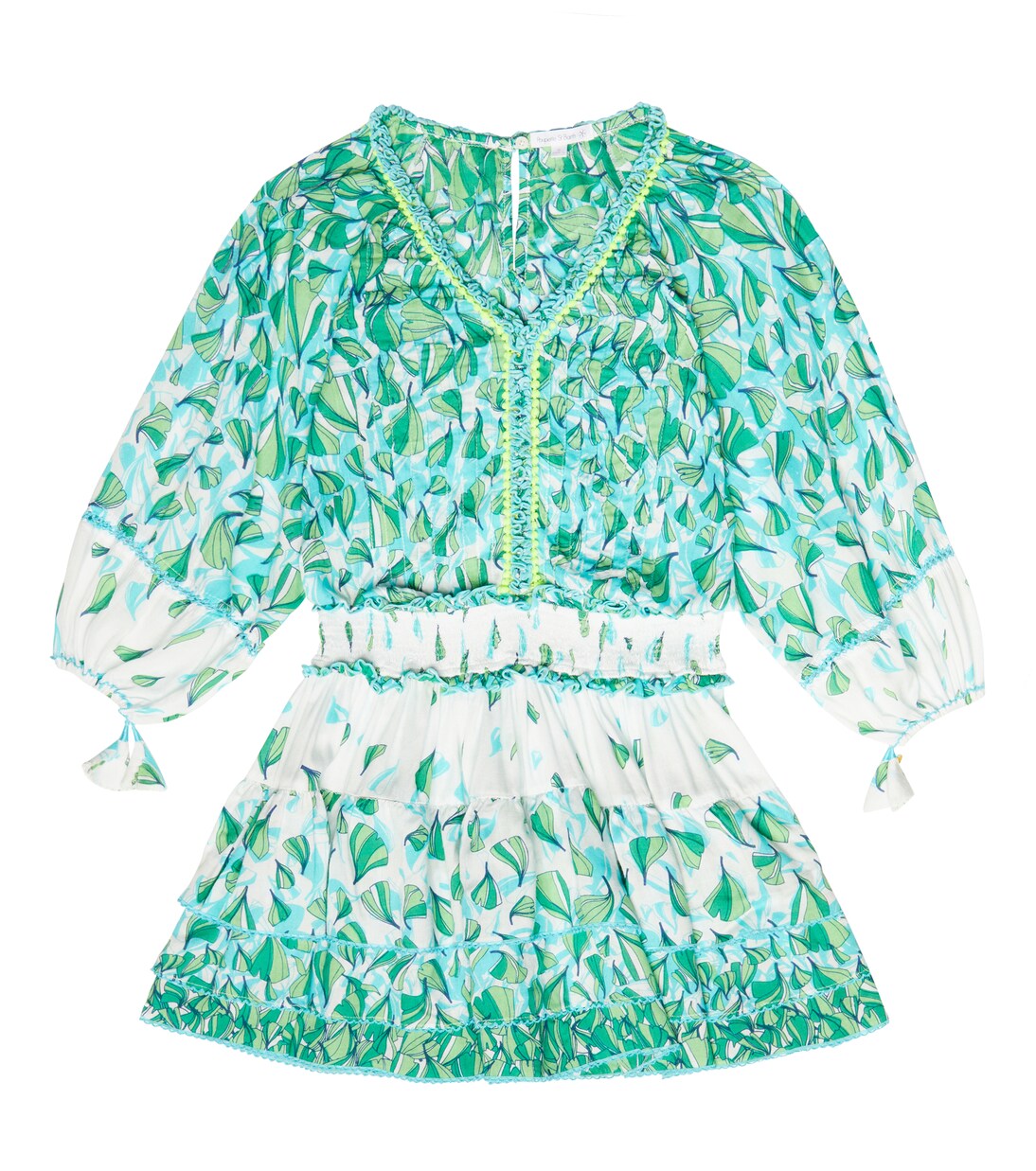 Robe Ariel à fleurs | Poupette St Barth Kids