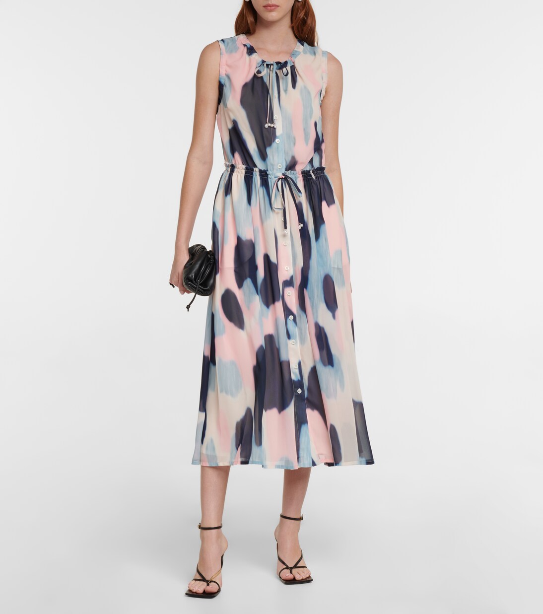 Robe midi Aether imprimée | Altuzarra