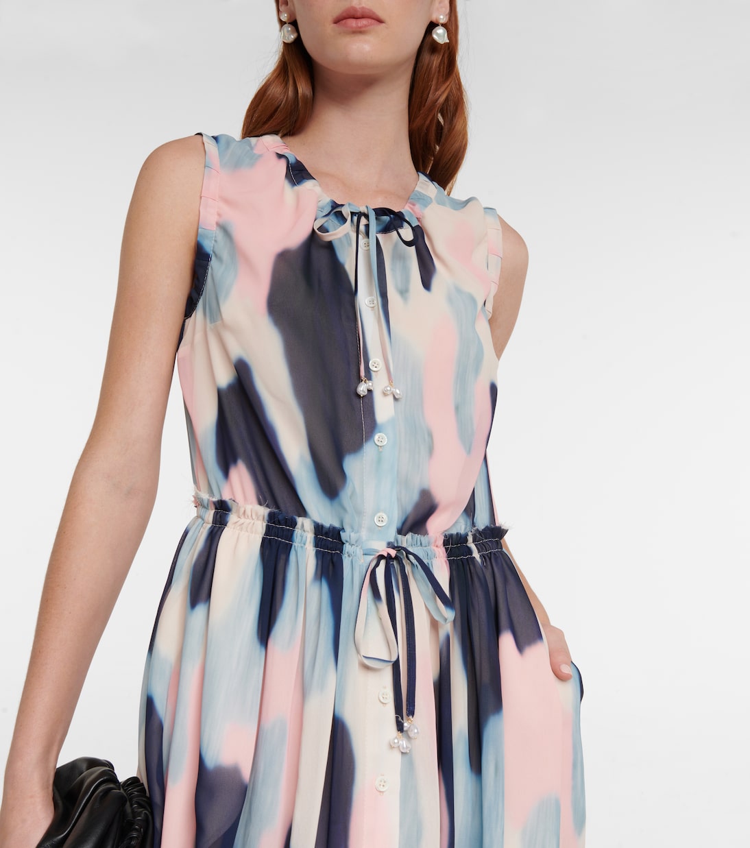 Robe midi Aether imprimée | Altuzarra