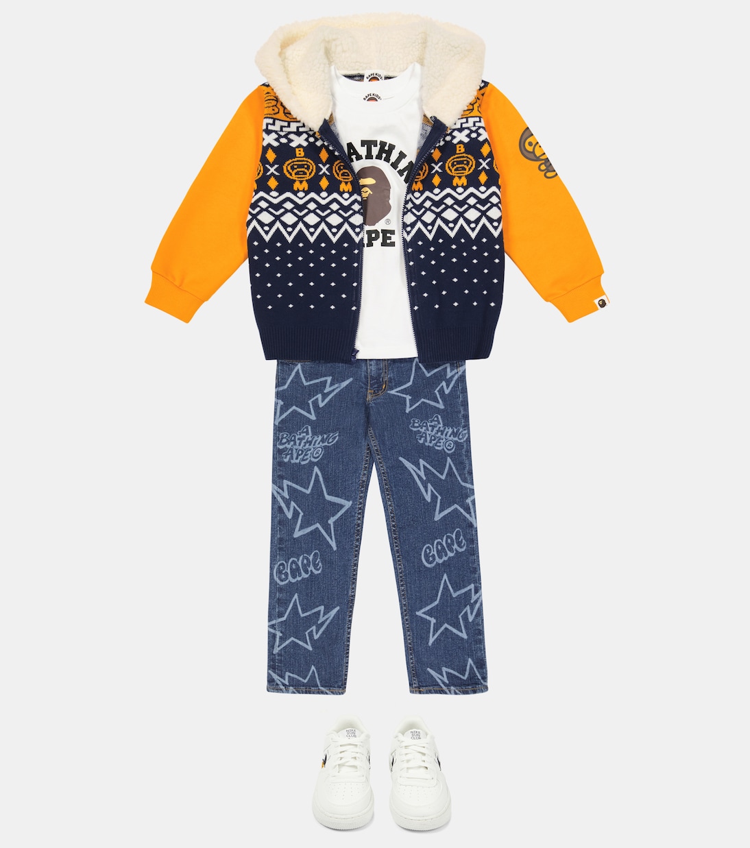 Sweat-shirt à capuche Baby Milo® | BAPE Kids