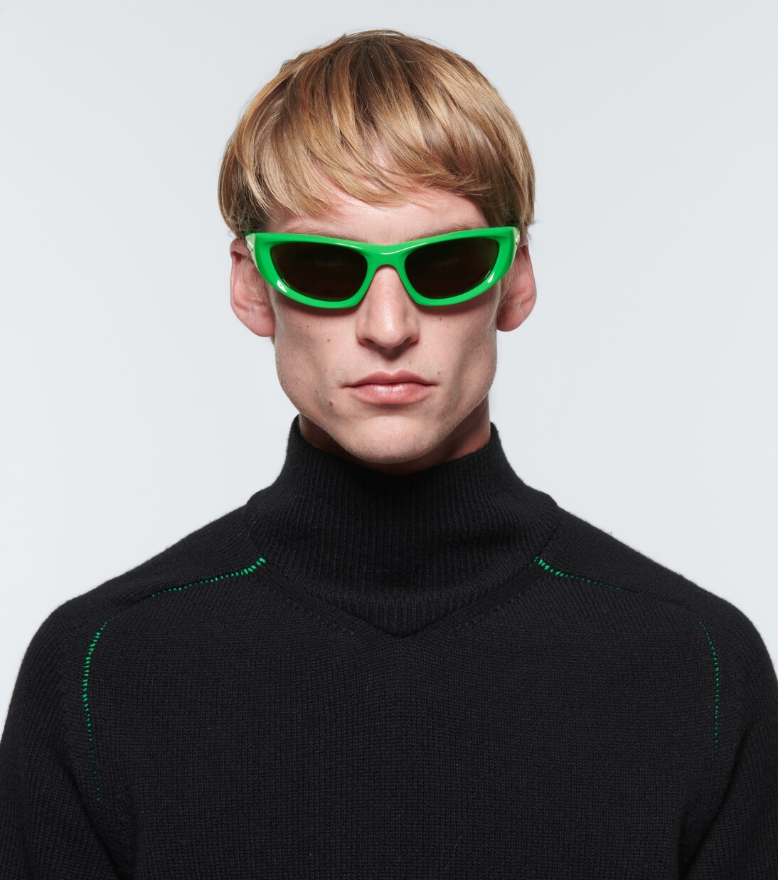 Cone Wraparound sunglasses | Bottega Veneta