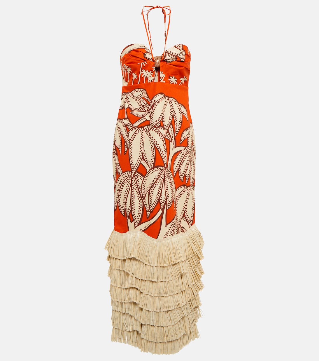 Bedrucktes Maxikleid Kuba Kingdom | Johanna Ortiz