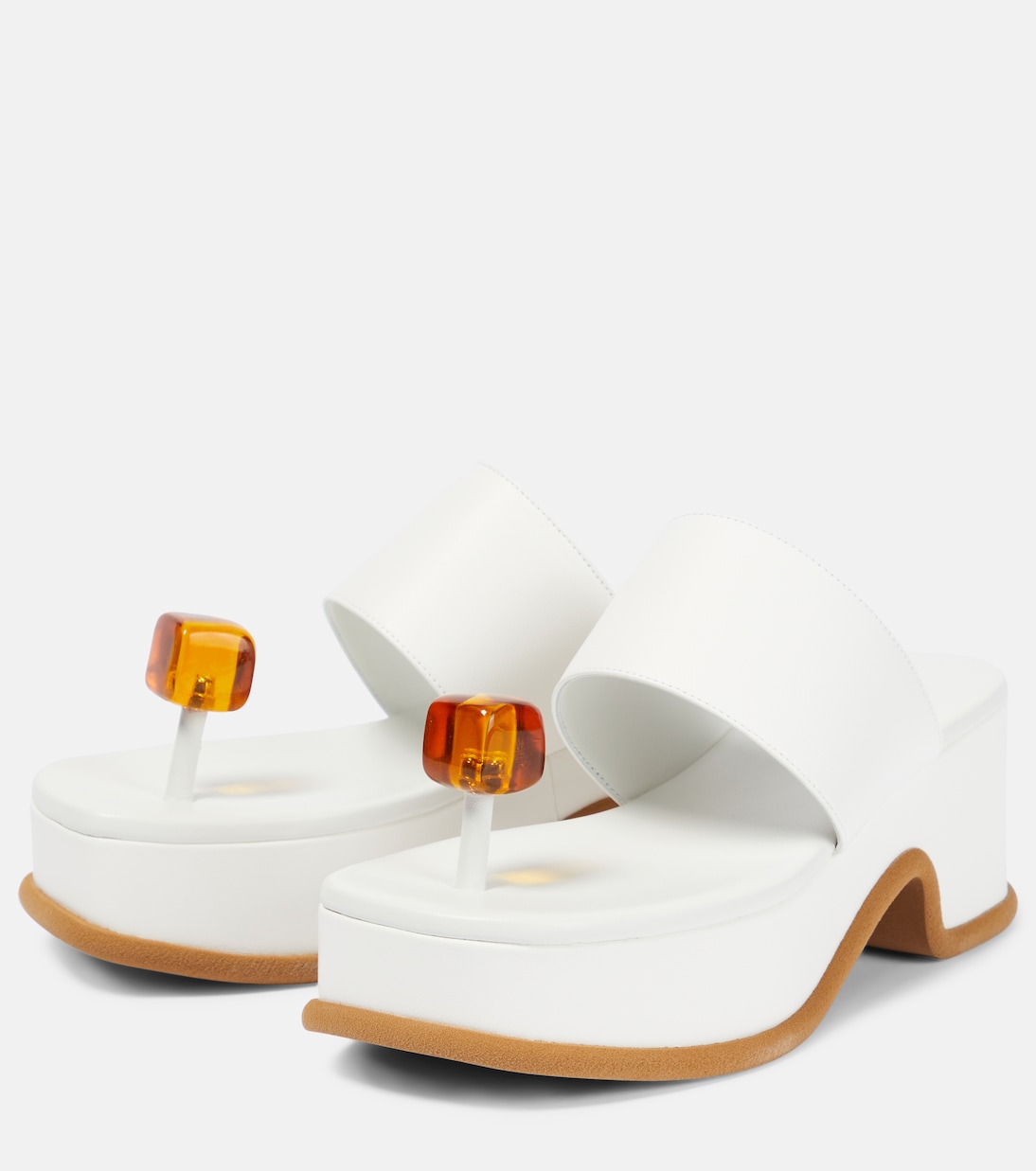 Plateausandalen aus Leder | Dries Van Noten