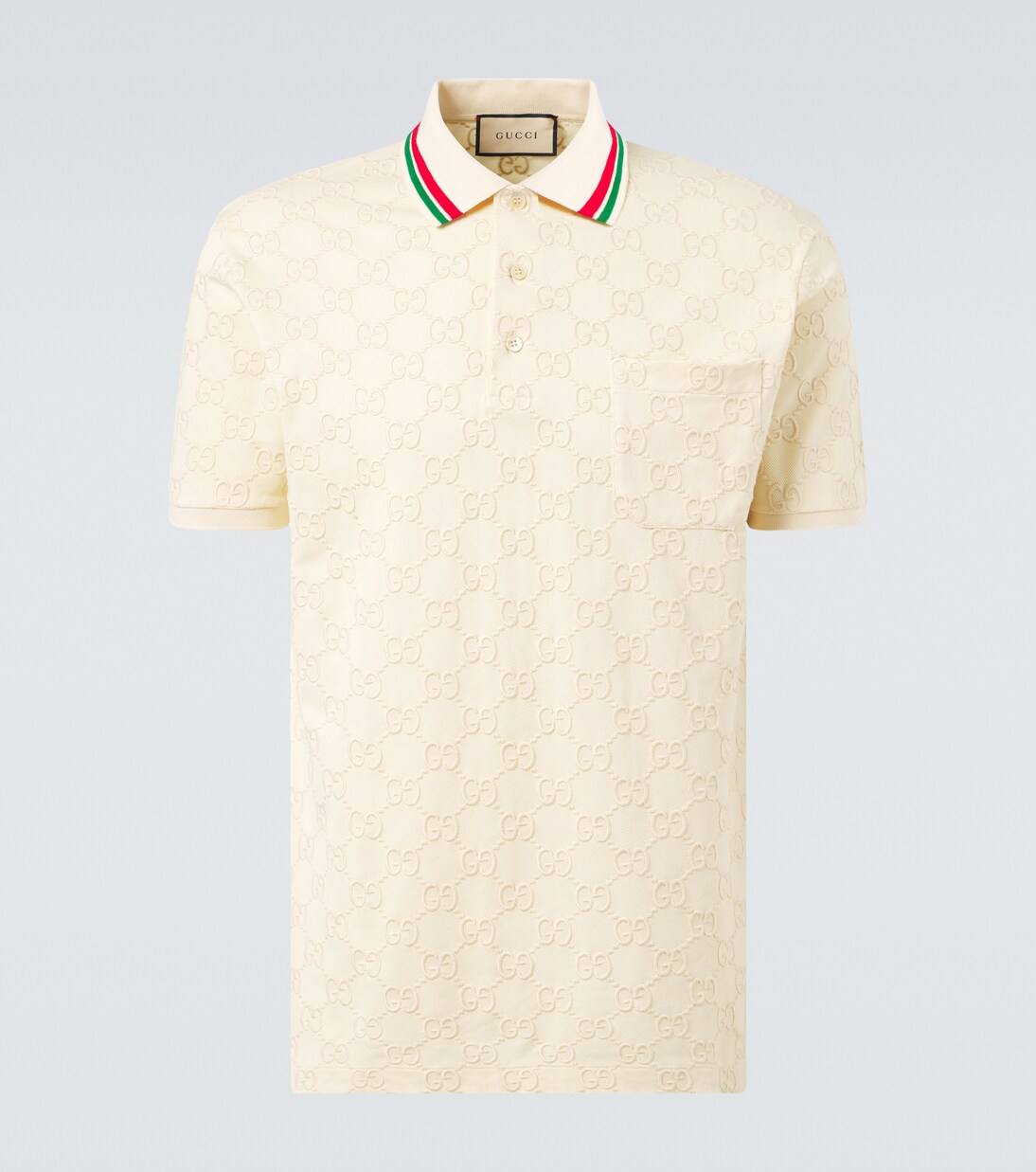 GG embroidered polo top | Gucci
