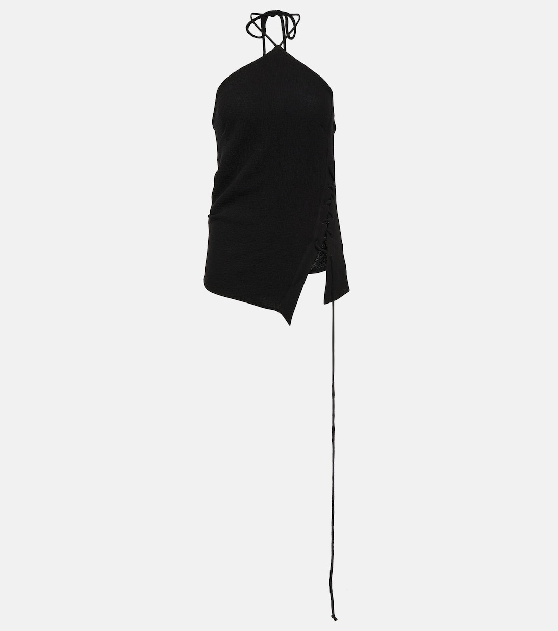 Asymmetric halterneck top | Acne Studios