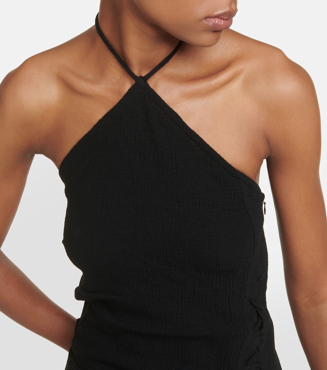Asymmetric halterneck top | Acne Studios