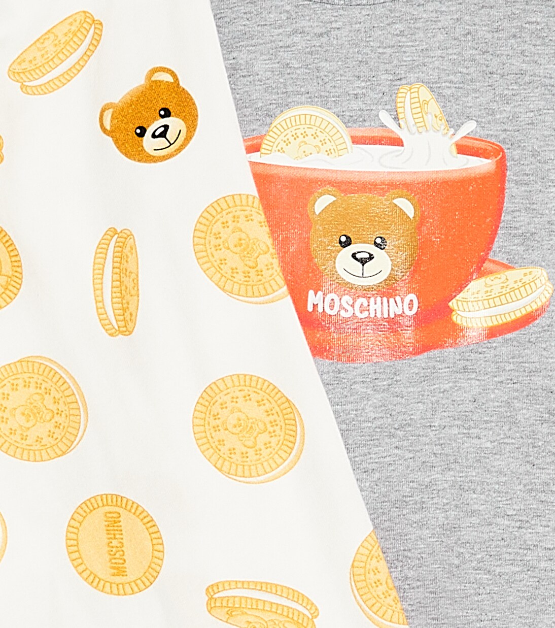 Baby - Set di 2 tutine in cotone con logo | Moschino Kids