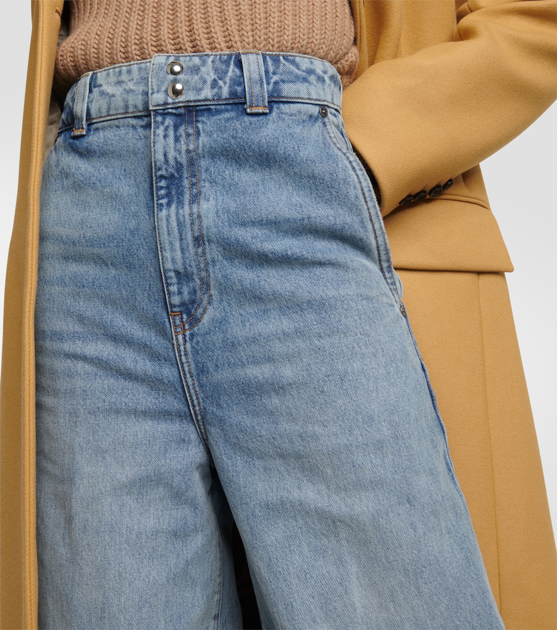 High-Rise Wide-Leg Jeans Isla | Khaite