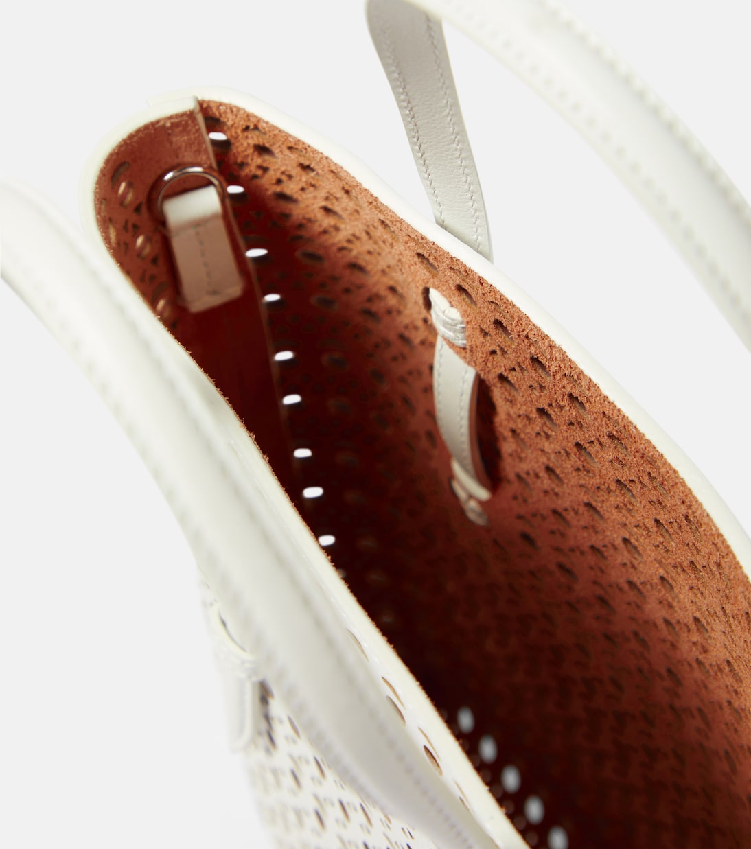 Mina NS Neo Vienne leather tote bag | Alaïa