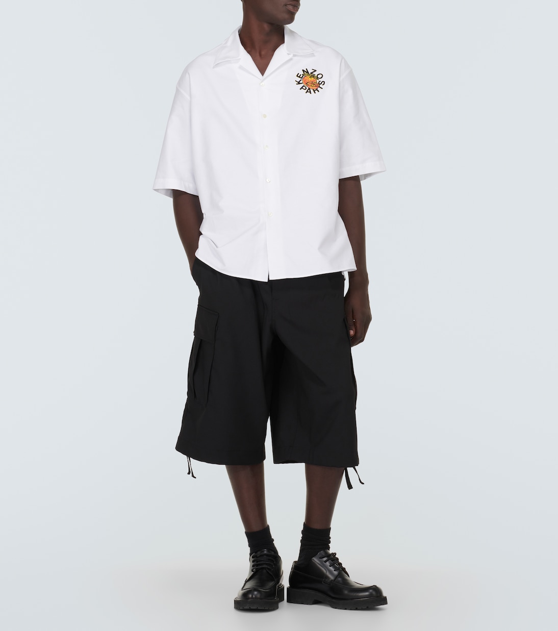 Virgin wool cargo shorts | Kenzo