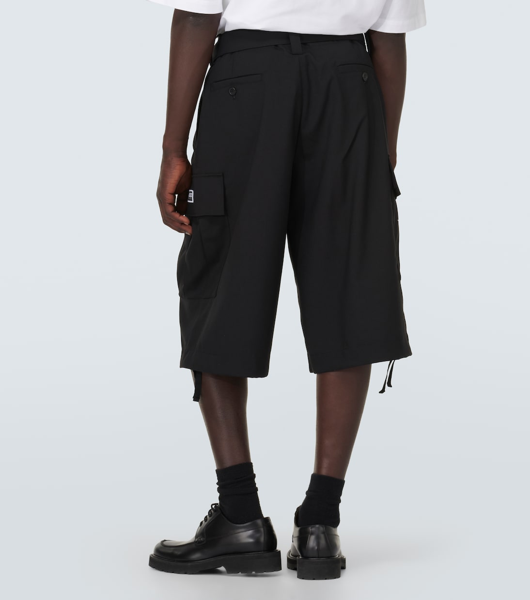 Virgin wool cargo shorts | Kenzo