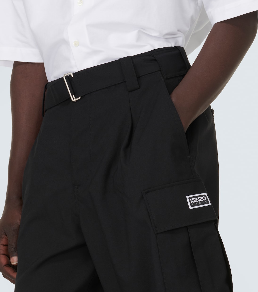 Virgin wool cargo shorts | Kenzo
